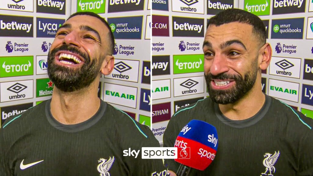 "I want Liverpool to win the league" 🏆 | Salah FULL post match after Liverpool 5-0 win at West Ham