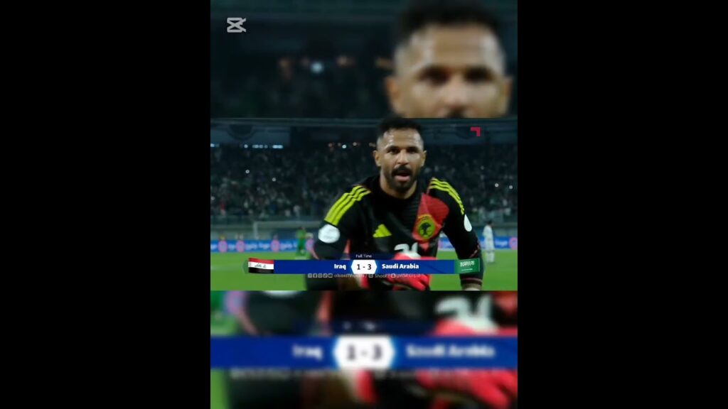 حارس السعودية محمد العويس يعمل حركة خطيرة 🤯😱 #العراق#shorts #realmadrid #shortvideo #subscribe #futb