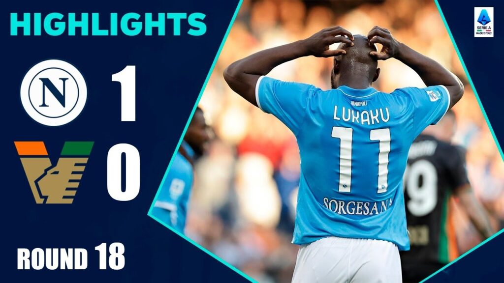 Romelu Lukaku MISSED PENALTY | Napoli vs Venezia 1-0 Highlights | Serie A 2024/25