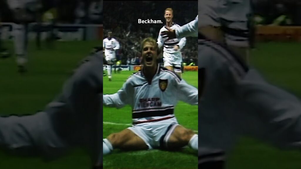 Beckham = free-kick master! 😍