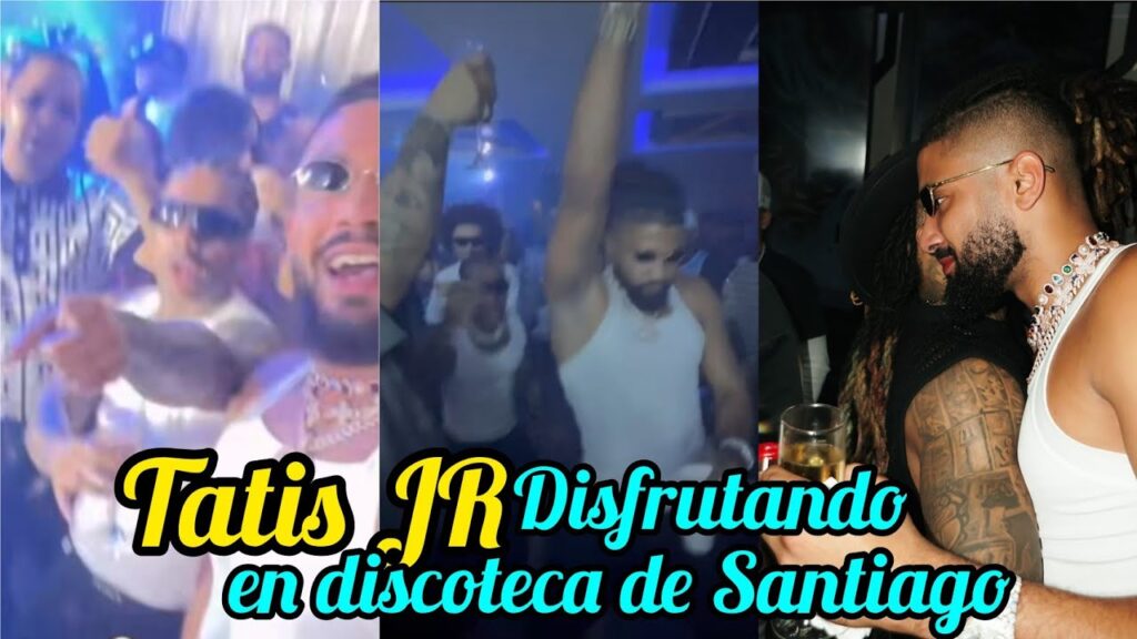 Fernando Tatis JR disfrutando en discoteca de Santiago