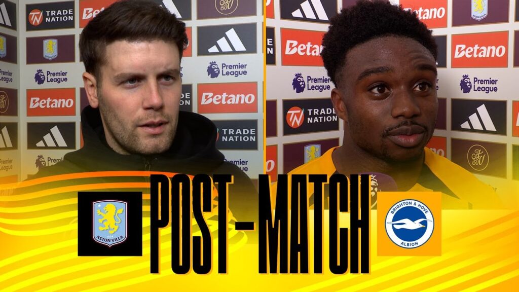POST-MATCH | Hurzeler And Lamptey | Aston Villa v Brighton
