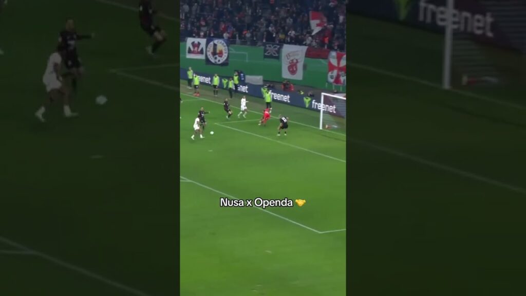 This is how @Loïs openda, @benjamin sesko and Nusa dominated Frankfurt!  #rbleipzig #shorts