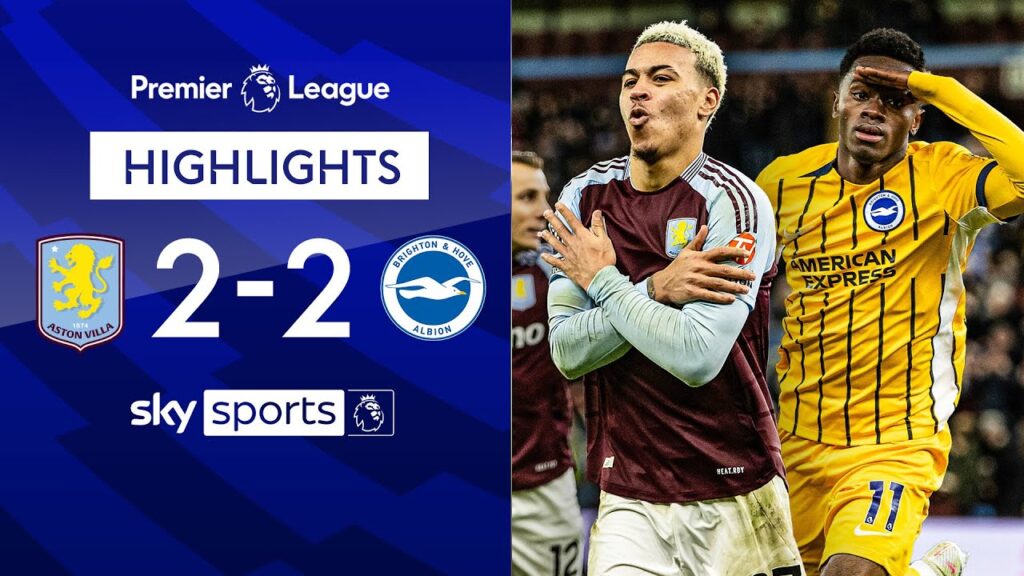 Spoils shared at Villa Park! ⚖ | Aston Villa 2-2 Brighton & Hove Albion | EPL Highlights
