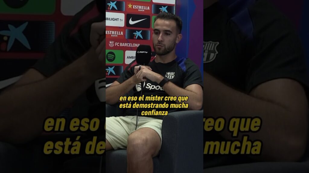 Eric García: "Flick está dando mucha confianza a toda la plantilla" Entrevista completa👉🏻