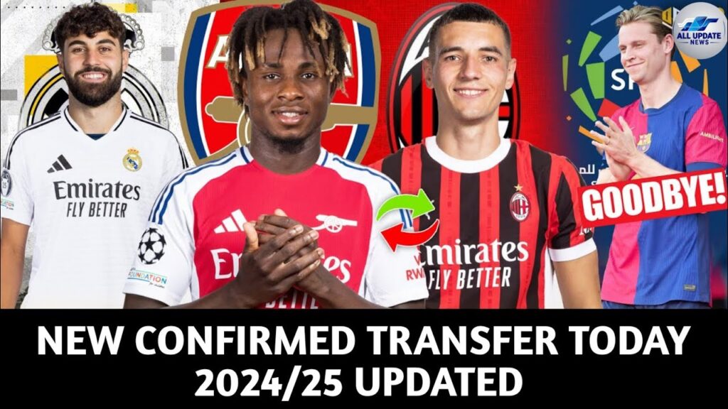 ✅ALL CONFIRMED TRANSFER WINTER TODAY UPDATED 2024/25 De Jong Out 👋🏻 Barcelona,  Rashford to PSG ✅