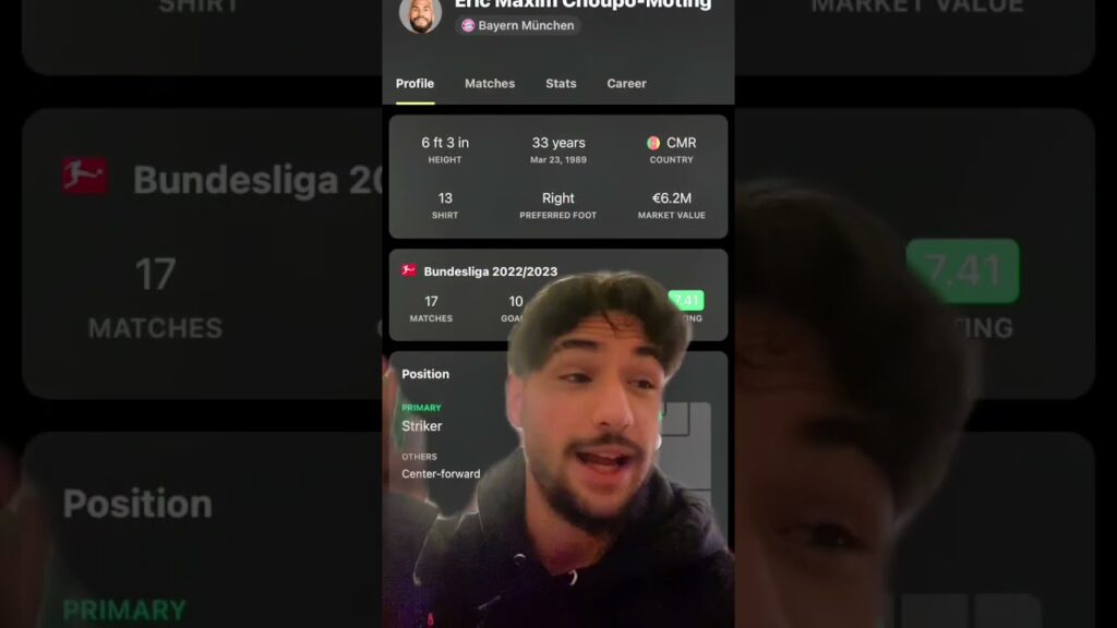 Eric-Maxim Choupo Moting has been amazing for Bayern 🇨🇲 🔴 #shorts