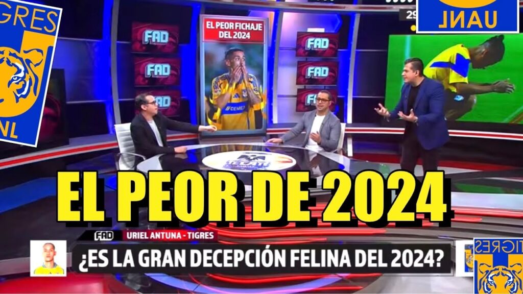 😡🔥 Uriel Antuna fue el PEOR Jugador de Tigres 2024 🔥 😡🔥 Uriel Antuna fue el PEOR Jugador de Tigres 2024 🔥