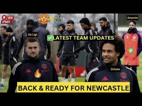 NoW✅De LIGT,GARNACHO, AMAD🔥MAN UNITED TRAINING NEWS AHEAD OF NEWCASTLE CONFIRMED #manunitednewstoday