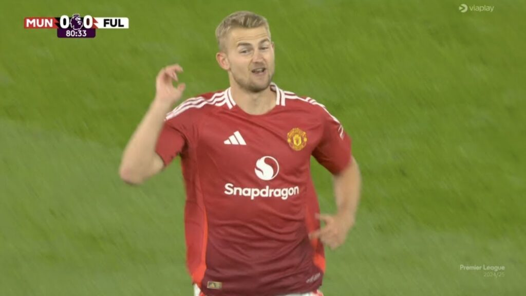 Matthijs de Ligt Debut For Manchester United