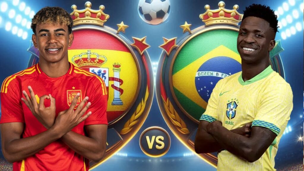 ESPAÑA VS BRASIL ANÁLISIS CON LAMINE YAMAL, VINICIUS, PEDRI, NICO WILLIAMS, RAPHINHA...