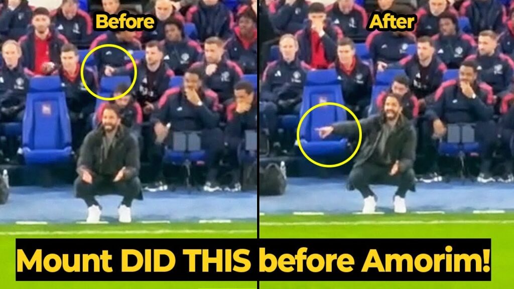 Unseen VIRAL footage Mason Mount show genius gesture on Ruben Amorim tactics vs Ipswich yesterday