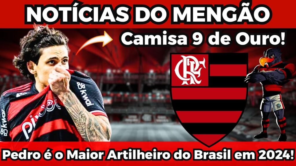 Camisa 9 de Ouro! Pedro é o Maior Artilheiro do Brasil em 2024! Camisa 9 de Ouro! Pedro é o Maior Artilheiro do Brasil em 2024!