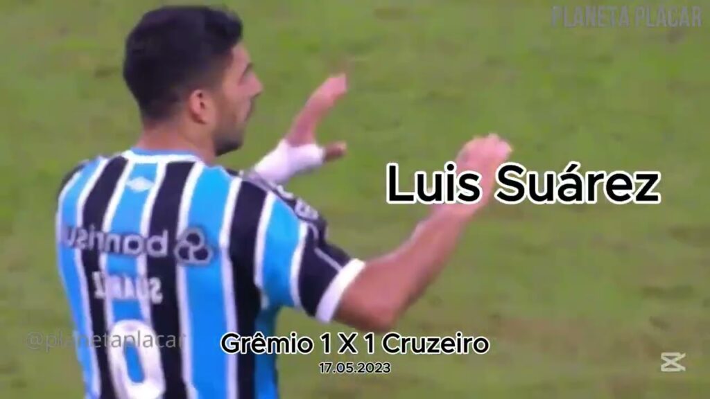 🟡LUIS SUÁREZ empata para o GRÊMIO 1 vs 1 CRUZEIRO  👈  2023