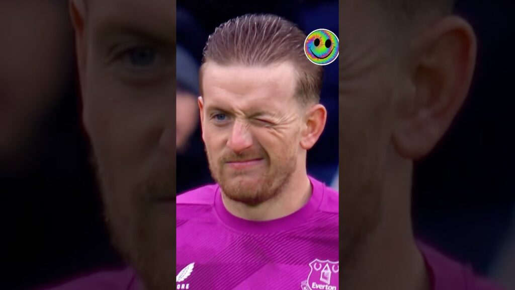 Jordan Pickford saving ErlingHaaland's penalty🤪🤣 ®#PremierLeague#Everton#ManCity#Viral video#