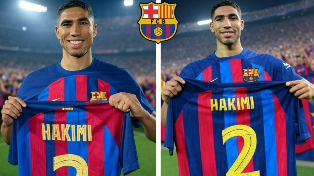 ACHRAF HAKIMI S'EST ENGAGÉ AUJOURD'HUI LE 3 JANVIER 2025 AVEC LE BARÇA - IL A REJOINT BARCELONE 😱🔥