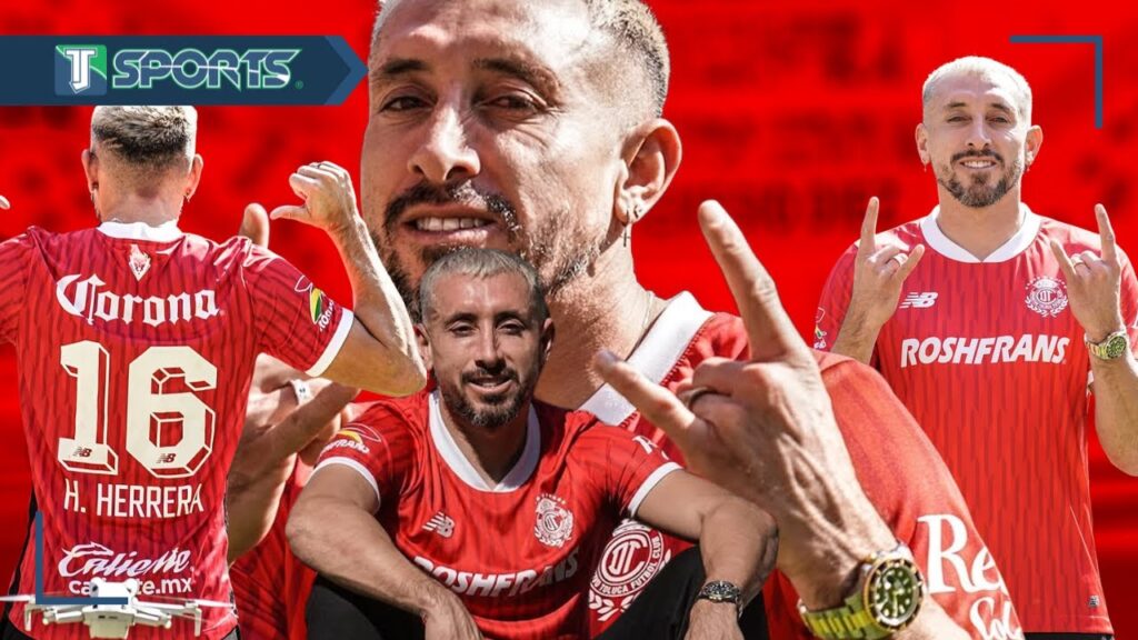 Las PRIMERAS IMÁGENES de Héctor Herrera como JUGADOR de los Diablos Rojos del Toluca