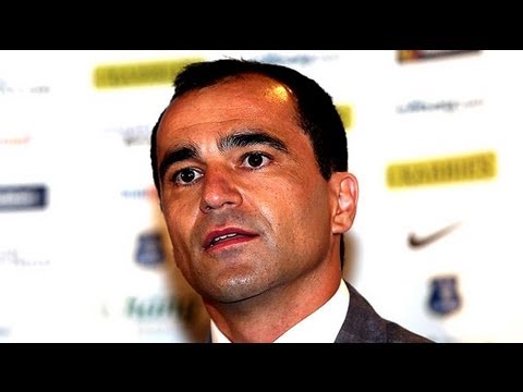 Everton unveil Roberto Martinez as new manager