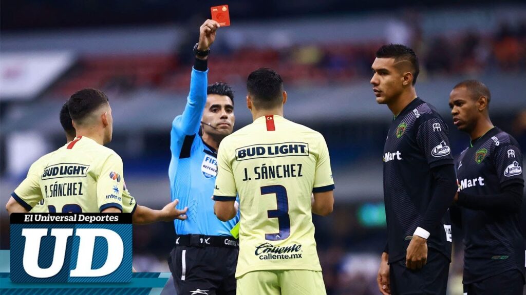 Revive la ABSURDA expulsión de Jorge Sánchez, del América, ante FC Juárez en el Minuto 1