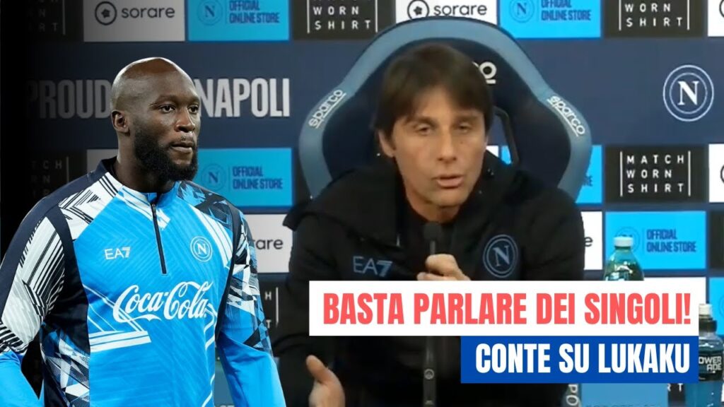 Conte STIZZITO, sentite cosa dice su Lukaku 🎙️