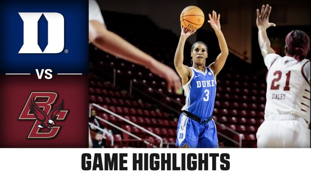 Duke vs. Boston College Game Highlights | 2024-25 ACC Women’s Basketball Duke vs. Boston College Game Highlights | 2024-25 ACC Women's Basketball