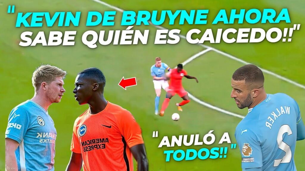 El Día que MOISÉS CAICEDO HUM1LLÓ a KEVIN de BRUYNE y TODO el MANCHESTER CITY con 20 AÑOS!!!