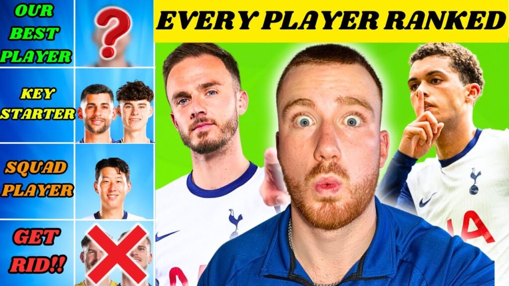 Ranking EVERY Tottenham Hotspur player's importance to the squad.....