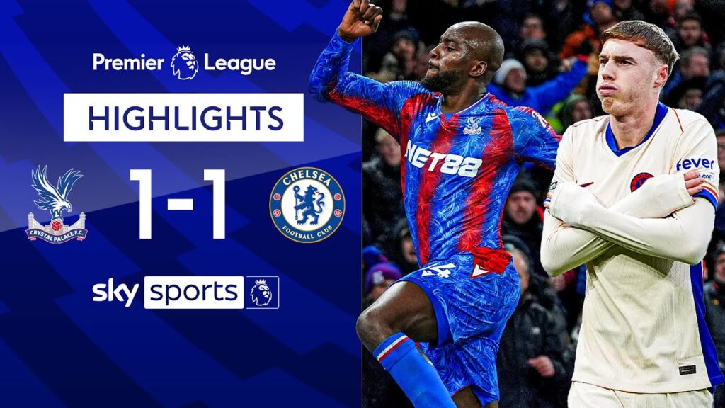 Mateta equaliser holds Blues to a draw 🟦 | Crystal Palace 1-1 Chelsea | Premier League Highlights