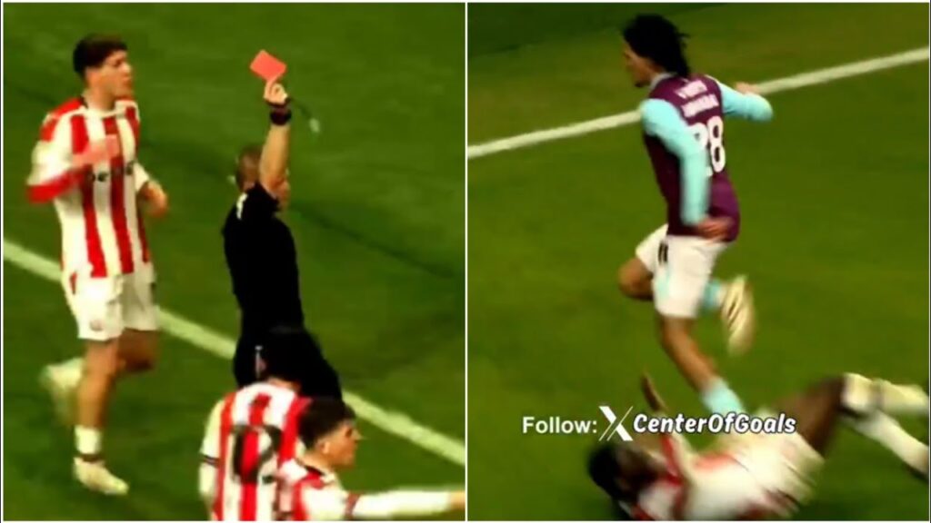 🟥 Hannibal Mejbri SENT OFF with RED CARD against Stoke City | Burnley vs Stoke City