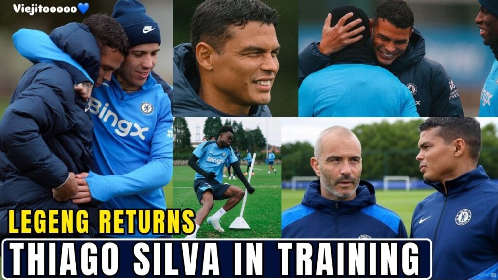 THE LEGEND RETURNS! Thiago Silva Spotted In Europa Final Preparations.
