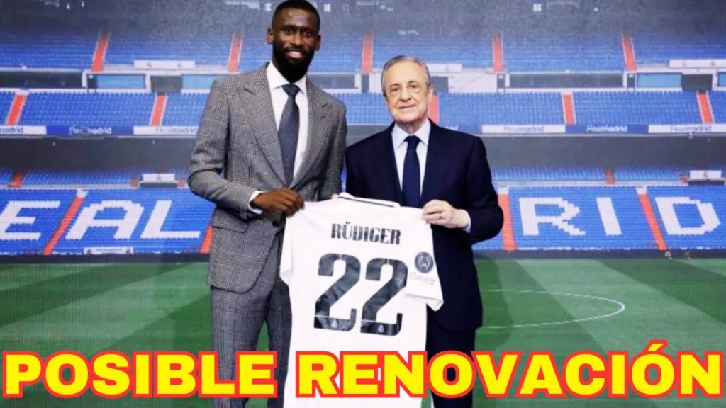 LA REACCIÓN DE RUDIGER AL ANUNCIO DE SU POSIBLE RENOVACIÓN CON EL REAL MADRID “SI POR MÍ FUERA…”