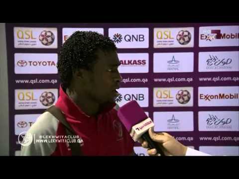 لخويا 2-1 الجيش { لقاء مع اللاعب / إسماعيل محمد }