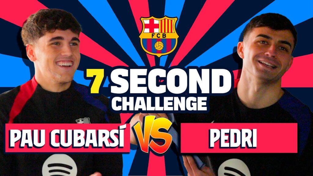 ⏱️ CUBARSÍ vs PEDRI | 7 SECOND CHALLENGE (SPANISH SUPER CUP EDITION!) 🔥
