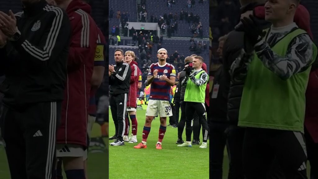Bruno Guimarães leading the Newcastle celebrations ❤️🔊