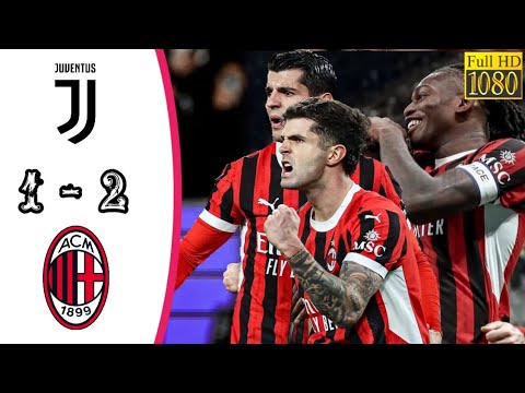 Juventus vs AC Milan 1 - 2 •SEMIFINAL SUPERCUP 2024🏆Highlights & All Goals