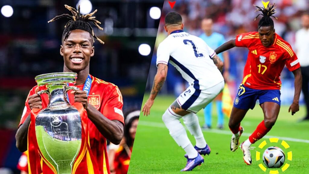 Watch Nico Williams DOMINATE England in EURO FINAL 2024