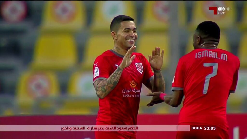 سالم المري محلل مجلس قناة الكاس :محمد مونتاري مهاجم الدحيل بحالة جيدة والمدرب حرص على إراحة اللاعبين