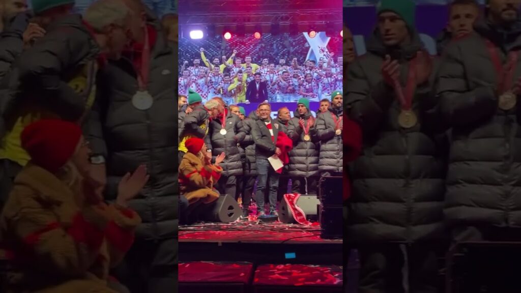 Doček Vatrenih, Zlatko Dalić govor - 18.12.2022.