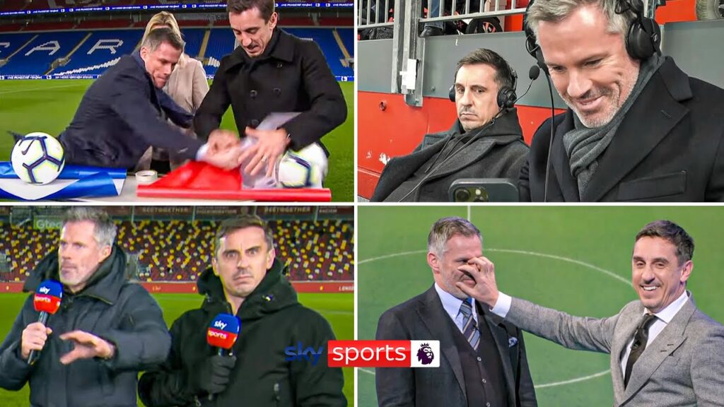 Jamie Carragher vs Gary Neville | The Liverpool vs Man Utd rivalry of Sky Sports! π Jamie Carragher vs Gary Neville | The Liverpool vs Man Utd rivalry of Sky Sports! π