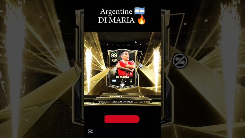 Argentine Player DI MARIA 🇦🇷 #shorts #argentina #dimaria #fcmobile #fifamobile @RkReddy