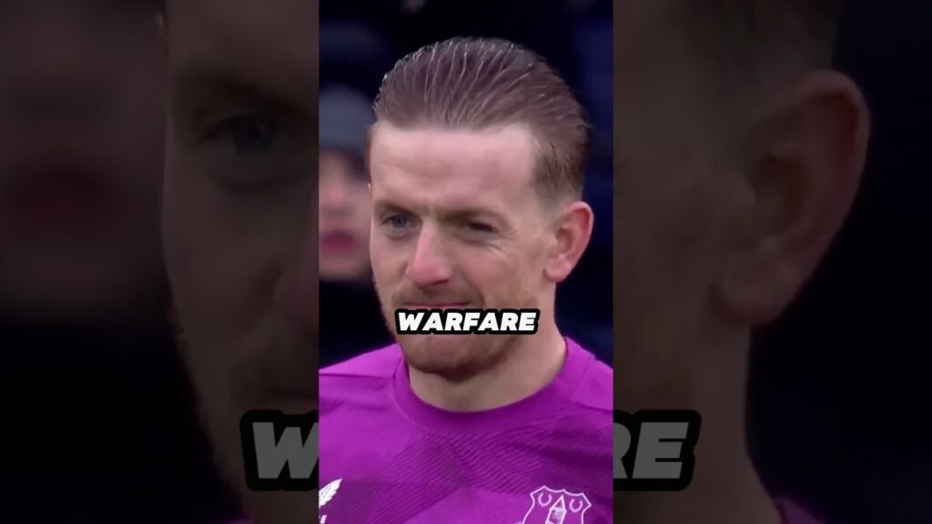 What Jordan Pickford was seen doing before Erling Haaland’s penalty miss 😱⚽