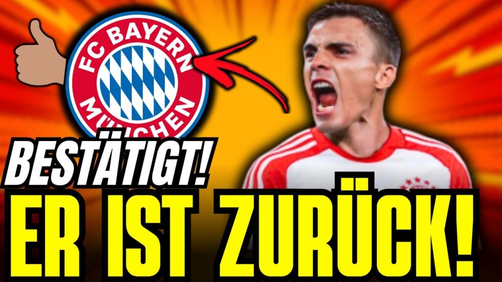 🚨DRINGEND! BAYERN-STAR BALD ZURÜCK! GENAUER TERMIN BEREITS BEKANNT! FC BAYERN MÜNCHEN NEWS