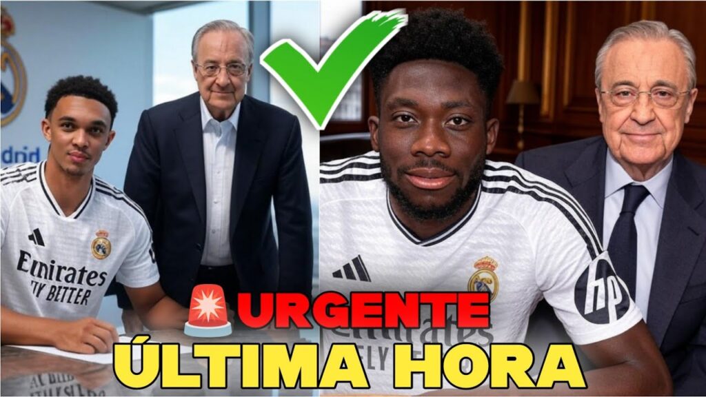 🚨 URGENTE: Alexander Arnold y Alphonso Davies en el Real Madrid ya están terminados