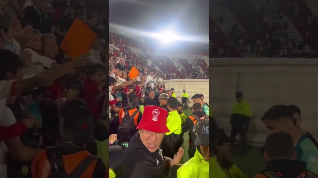 Hernán Galíndez 🇪🇨 fue ovacionado por la hinchada de Huracán.