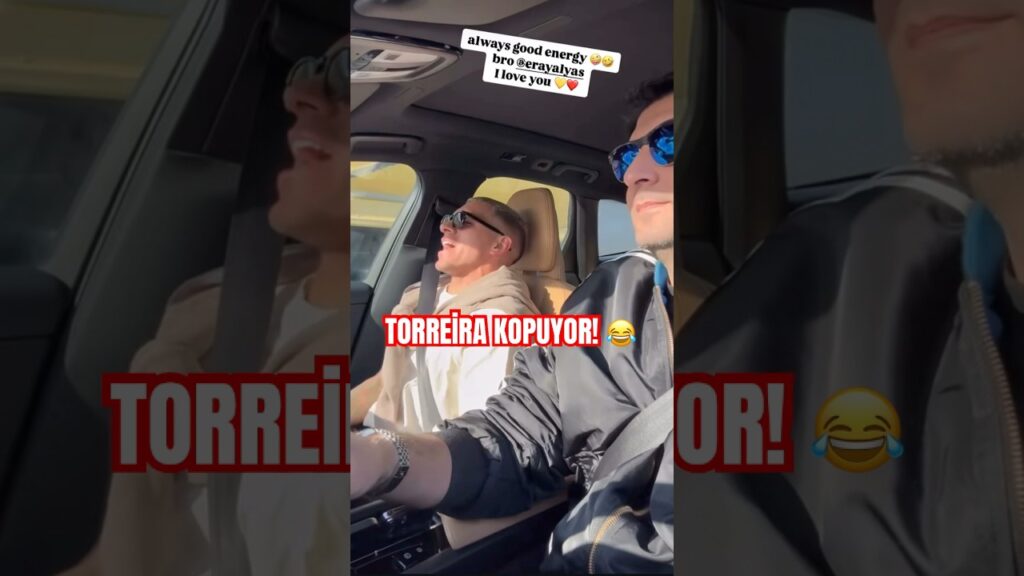 😂Lucas Torreira Araç İçinde Kopuyor!