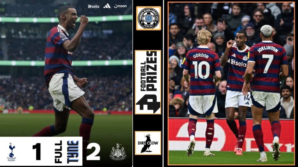 THFC 1 NUFC 2 FULLTYNE - RETURN OF THE BOTMAN AS NEWCASTLE UNITED MAKE IT 5 IN A ROW