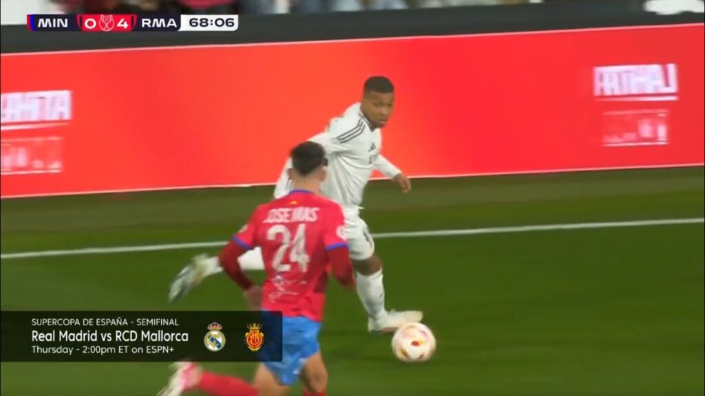 Kylian Mbappe Vs Dep Minera (07/01/2025) ~ English Commentary