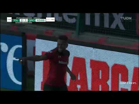 Michael Estrada Gol Toluca vs Queretaro Jornada 1 Guard1anes 2021
