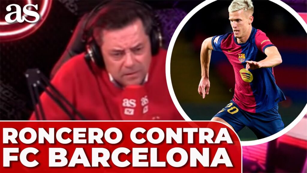 RONCERO EXPLOTA POR EL CASO DANI OLMO CONTRA EL BARCELONA | Speech durísimo