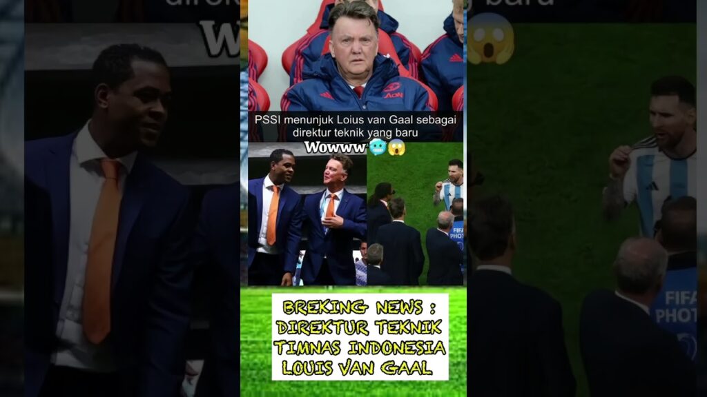 Louis Van Gaal Direktur teknik Timnas Indonesia #indonesia #timnasindonesia